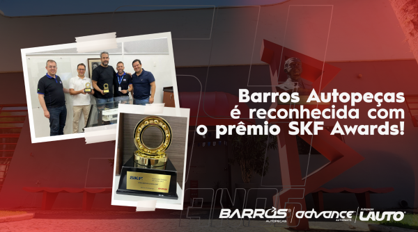 Barros Autopeças é reconhecida com o prêmio SKF Awards