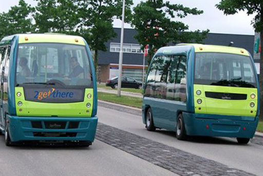 Micro-ônibus sem motorista são testados na Europa